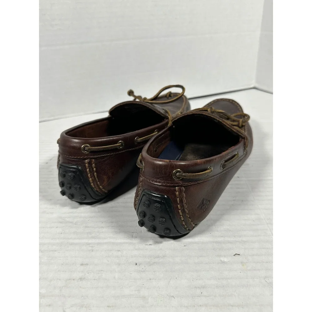 Sperry Top-Sider Mens Dark Brown Leather Driving Loafers STS17881 Size‎ 10.5 M